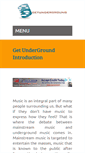 Mobile Screenshot of getunderground.com